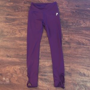 purple yoga leggings